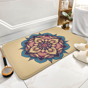 Lotus Coral Velvet Rug