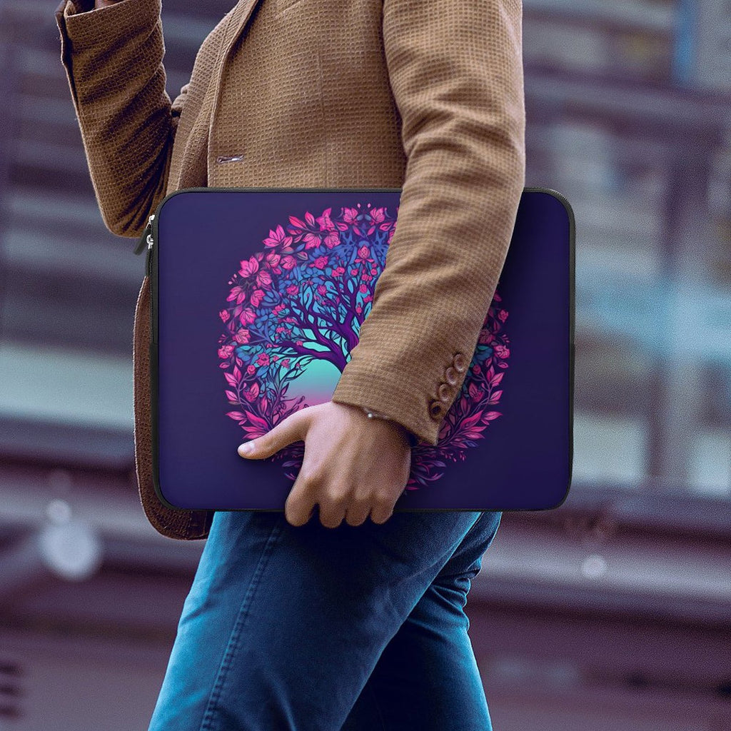 Funda para portátil con diseño de árbol