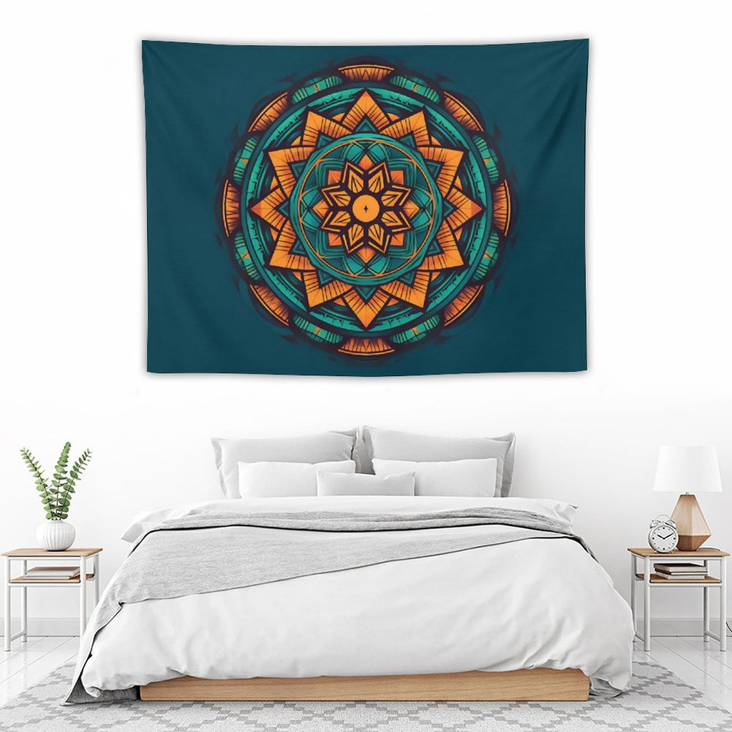 Tapiz geométrico de pared