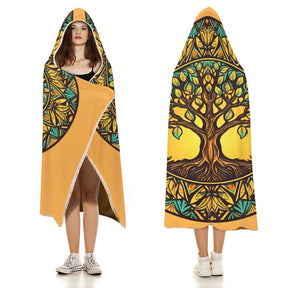 Tree Hooded Blanket