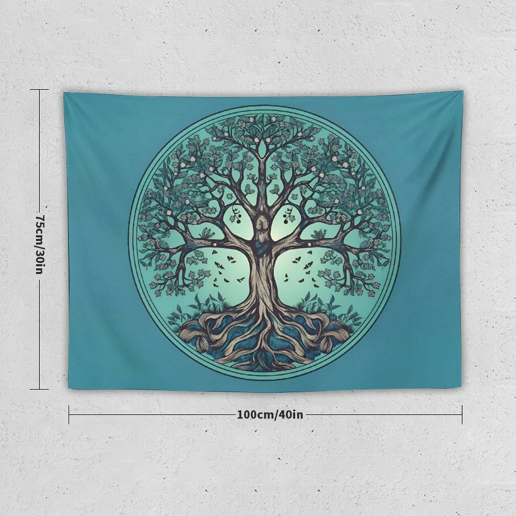 Tapiz de pared de árbol