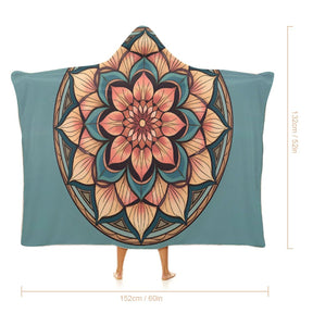 Lotus Hooded Blanket