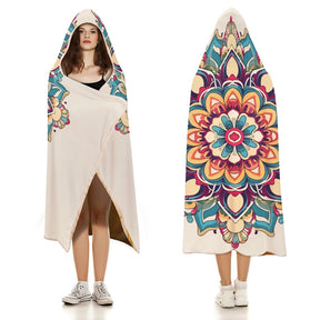 Flower Hooded Blanket