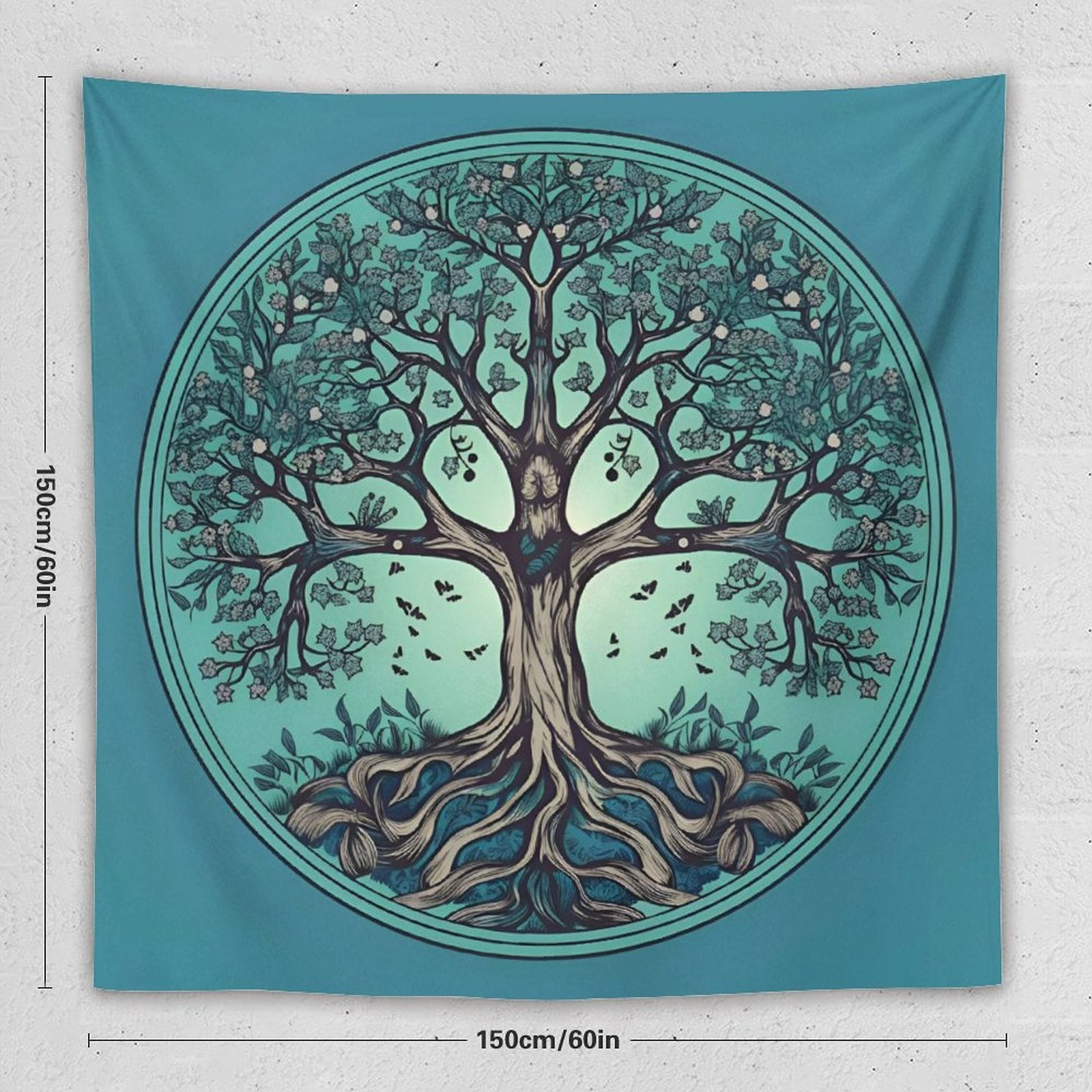 Tapiz de pared de árbol