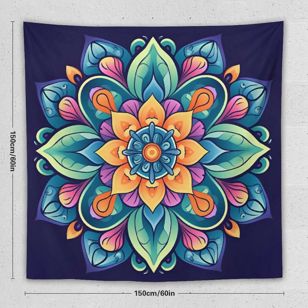 Tapiz de pared de flores