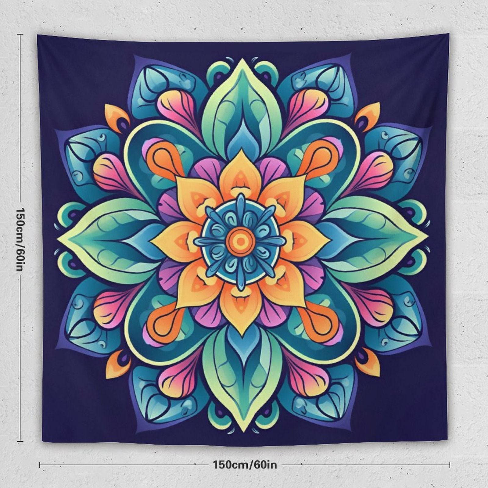 Tapiz de pared de flores
