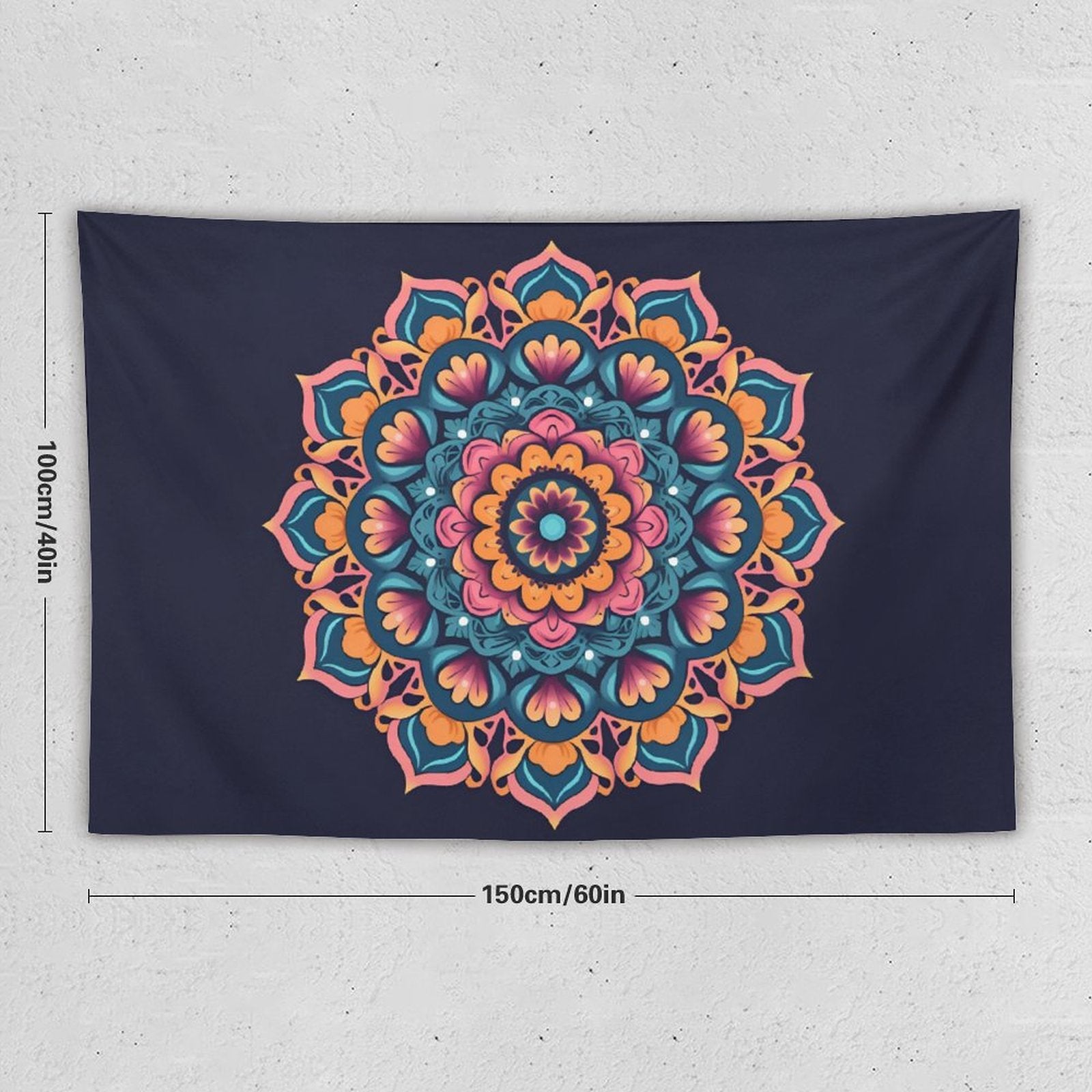 Tapiz de pared de flores