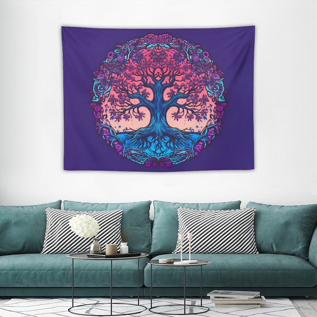 Tapiz de pared de árbol