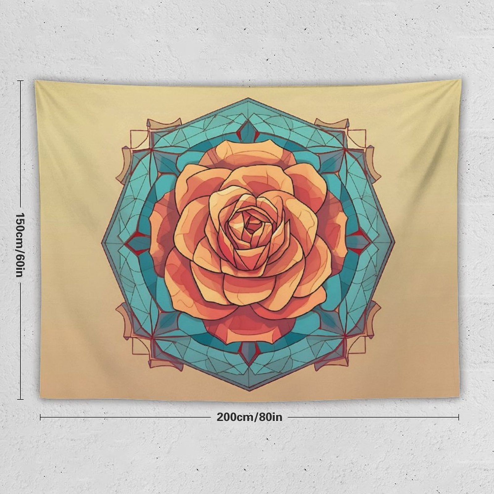 Rose Wall Tapestry