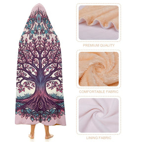 Tree Hooded Blanket