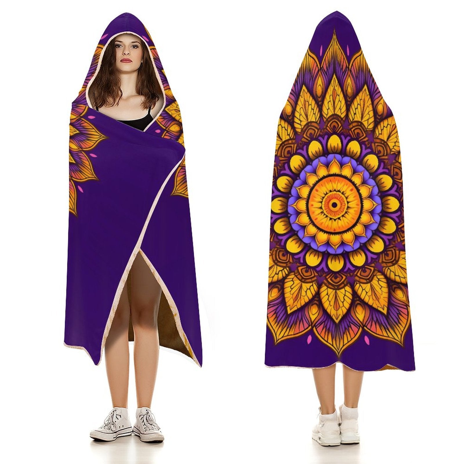 Sunflower Hooded Blanket