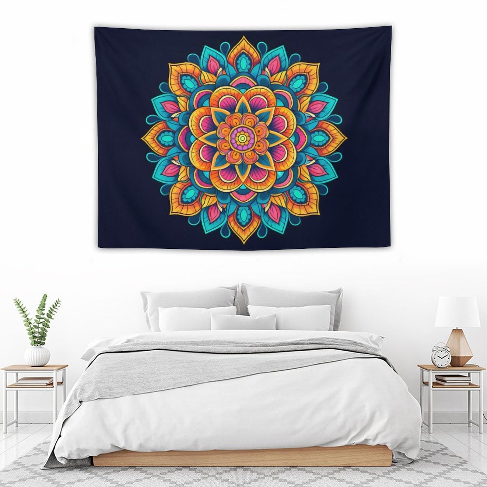 Tapiz de pared de flores