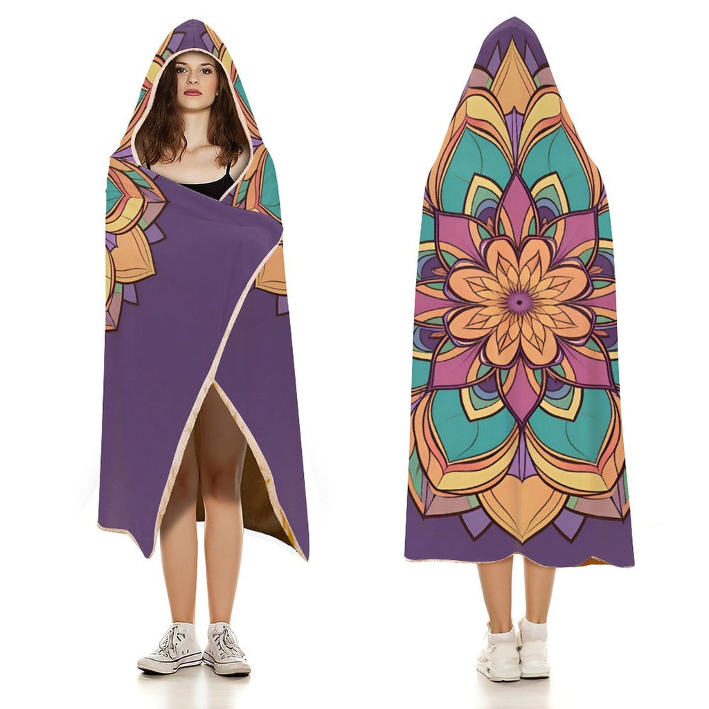 Manta con capucha Lotus
