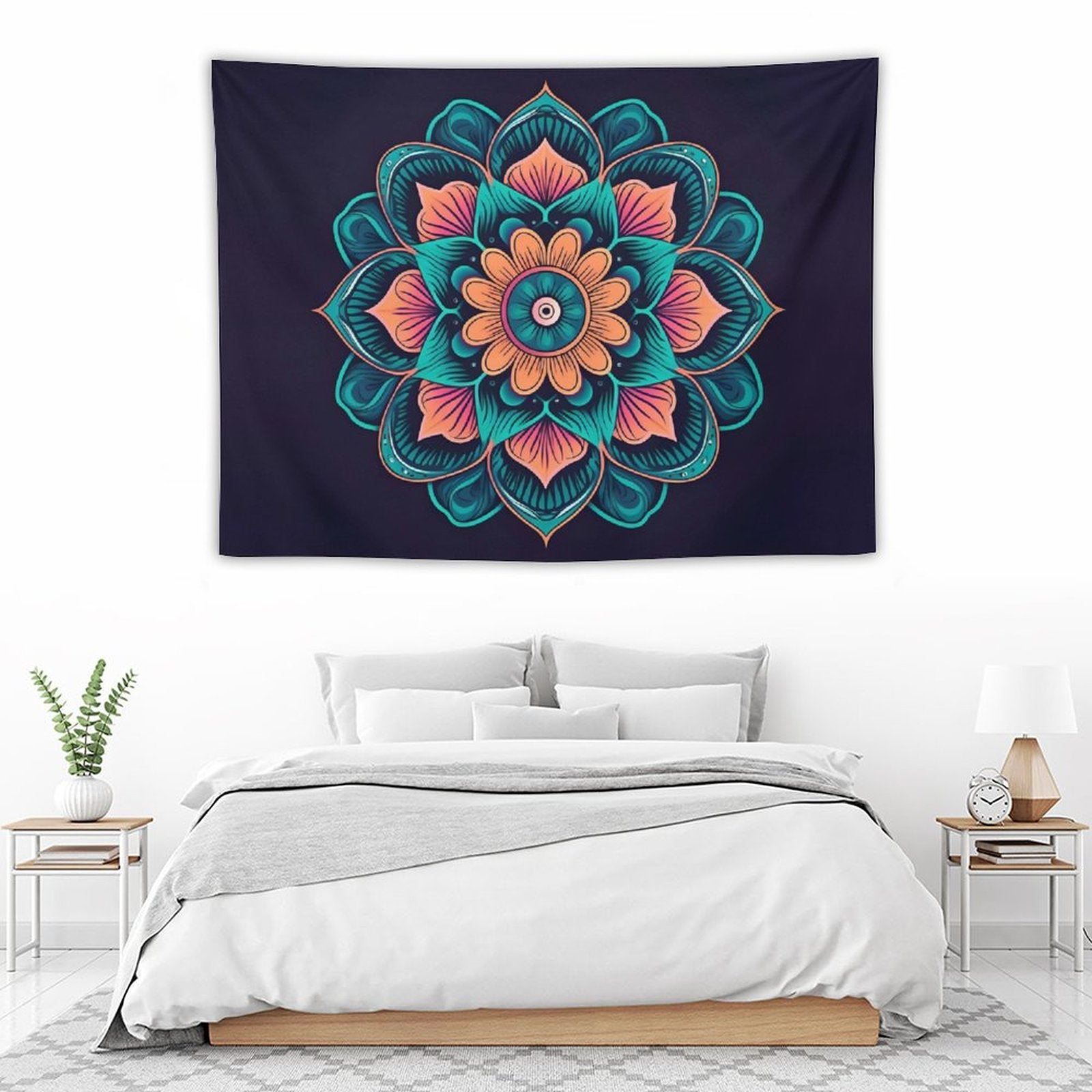 Tapiz de pared de flores
