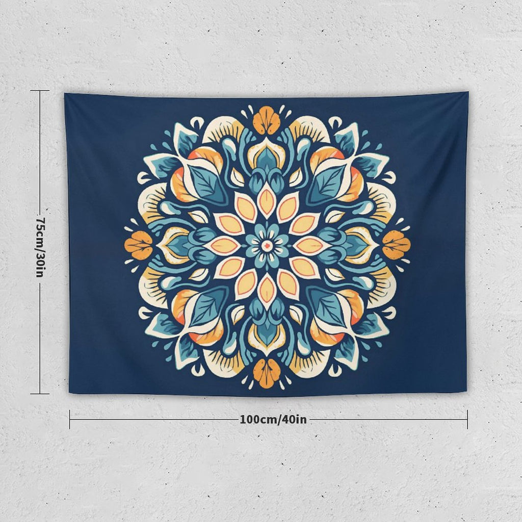 Tapiz de pared de flores