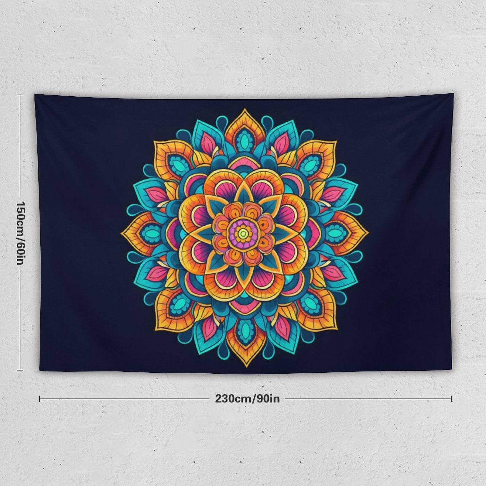 Tapiz de pared de flores