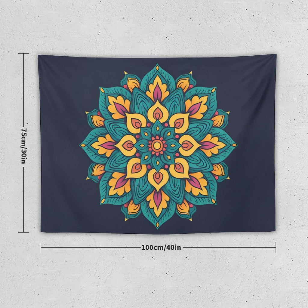 Tapiz de pared de flores