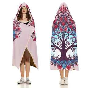 Tree Hooded Blanket