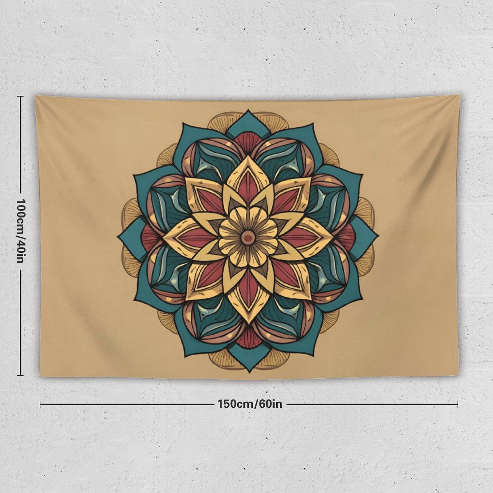 Tapiz de pared de loto