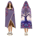 Manta con capucha de árbol