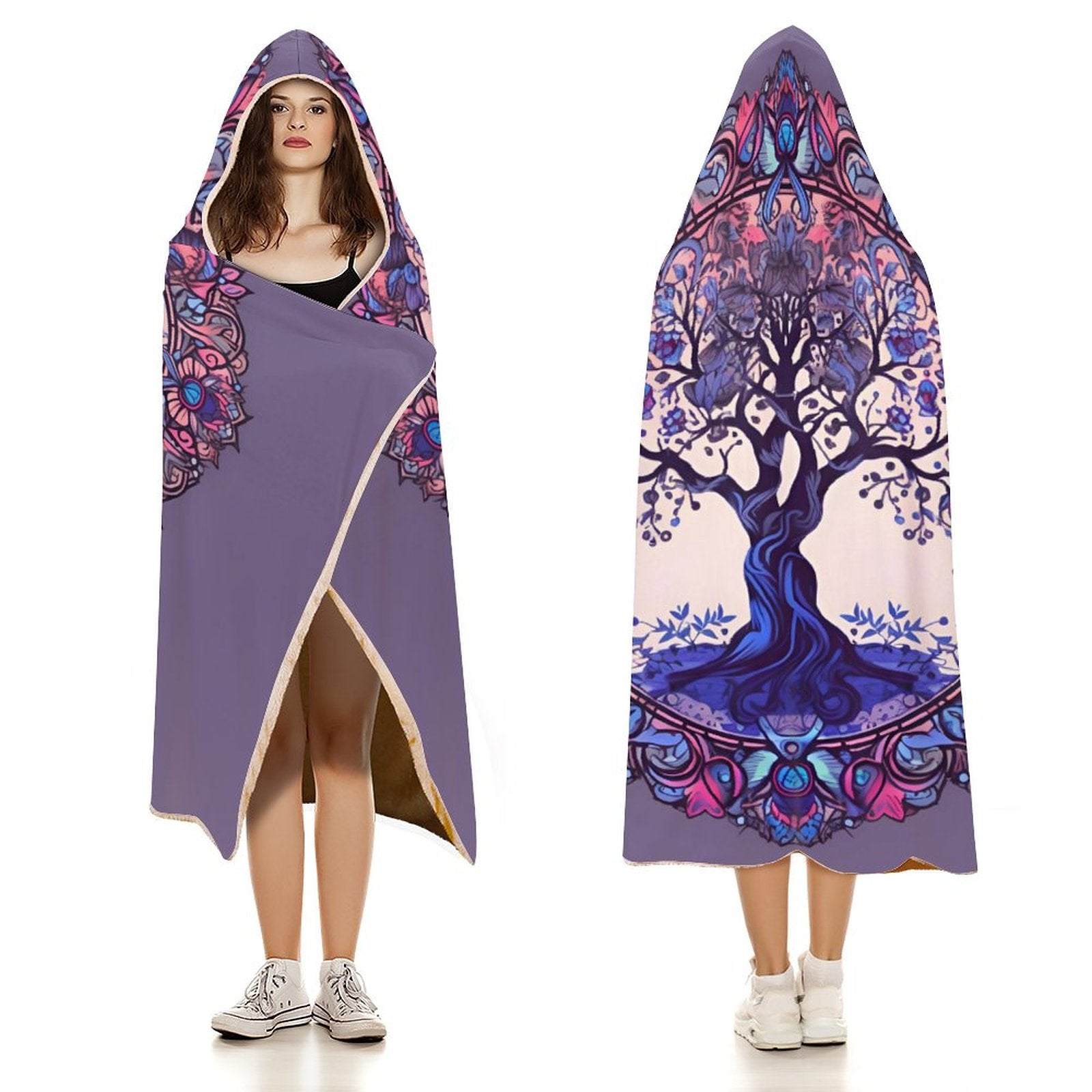 Tree Hooded Blanket