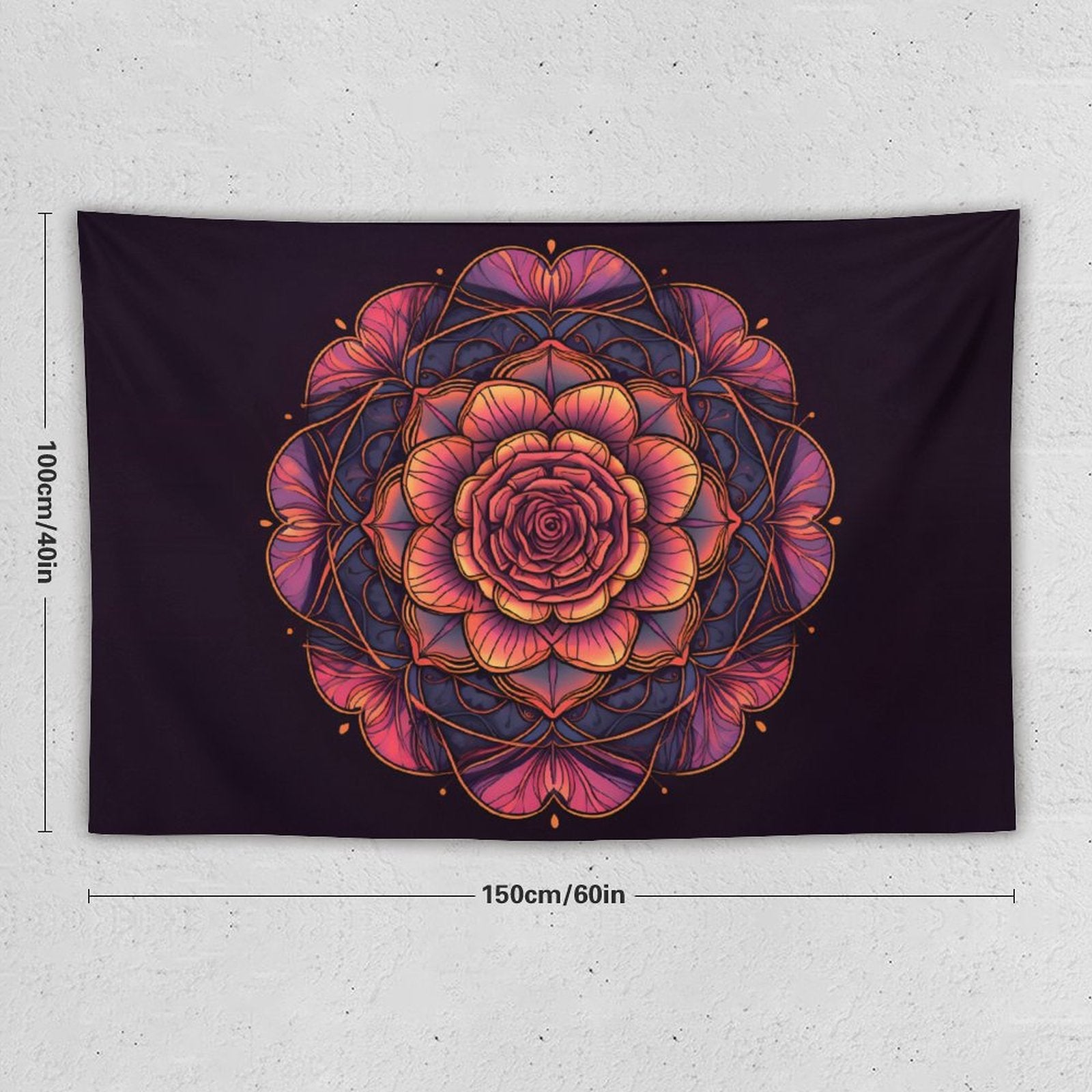 Rose Wall Tapestry