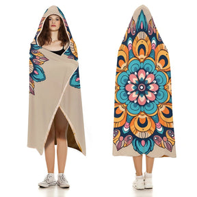 Flower Hooded Blanket