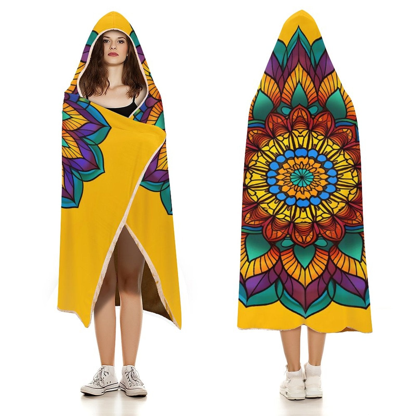 Sunflower Hooded Blanket