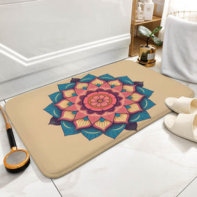 Lotus Coral Velvet Rug