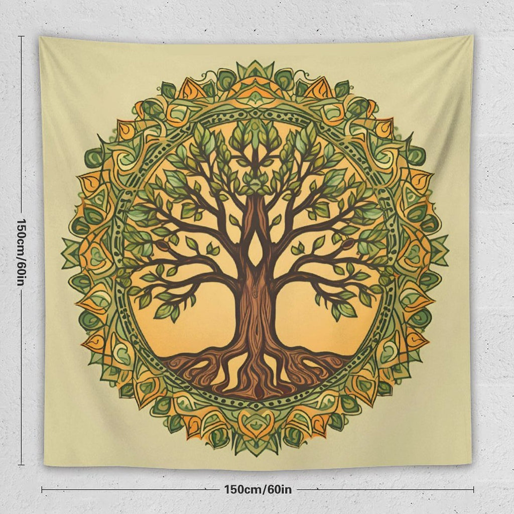 Tapiz de pared de árbol