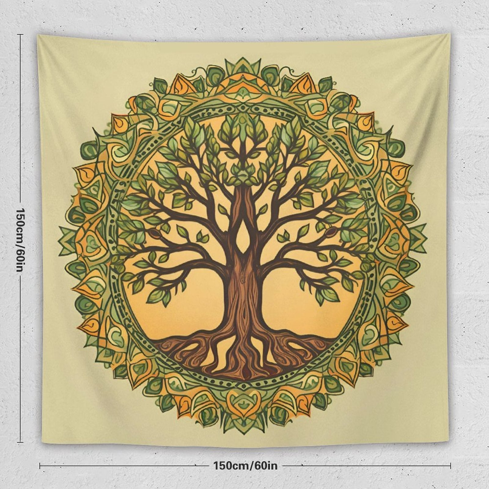 Tapiz de pared de árbol