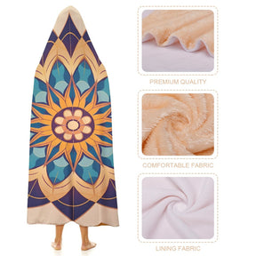 Lotus Hooded Blanket