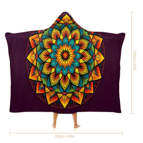 Sunflower Hooded Blanket