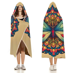 Butterfly Hooded Blanket