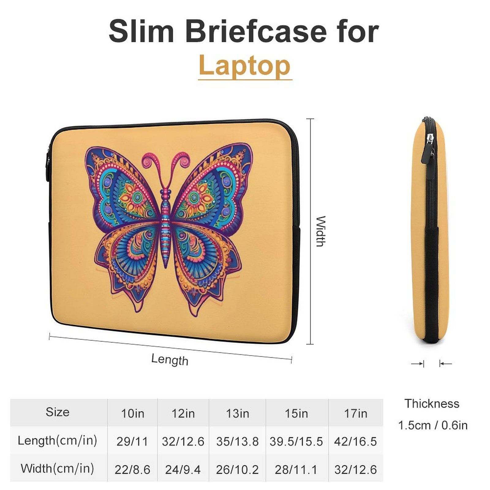 Butterfly Laptop Sleeve