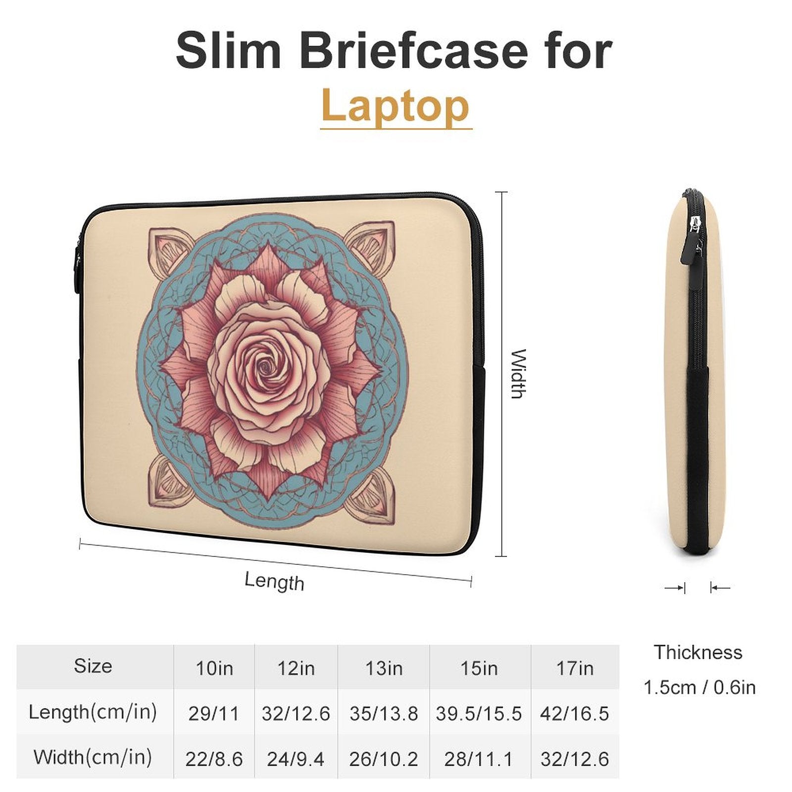 Rose Laptop Sleeve