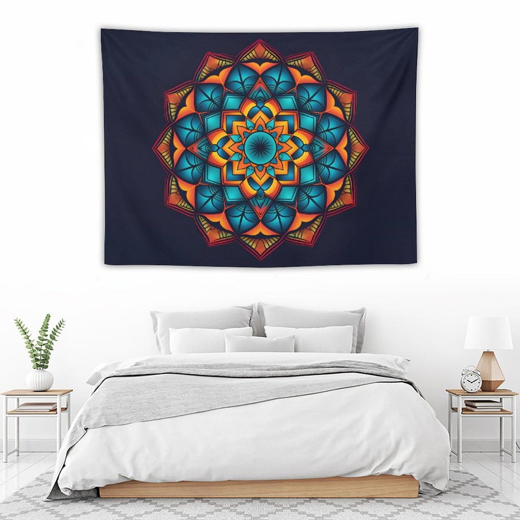 Tapiz geométrico de pared