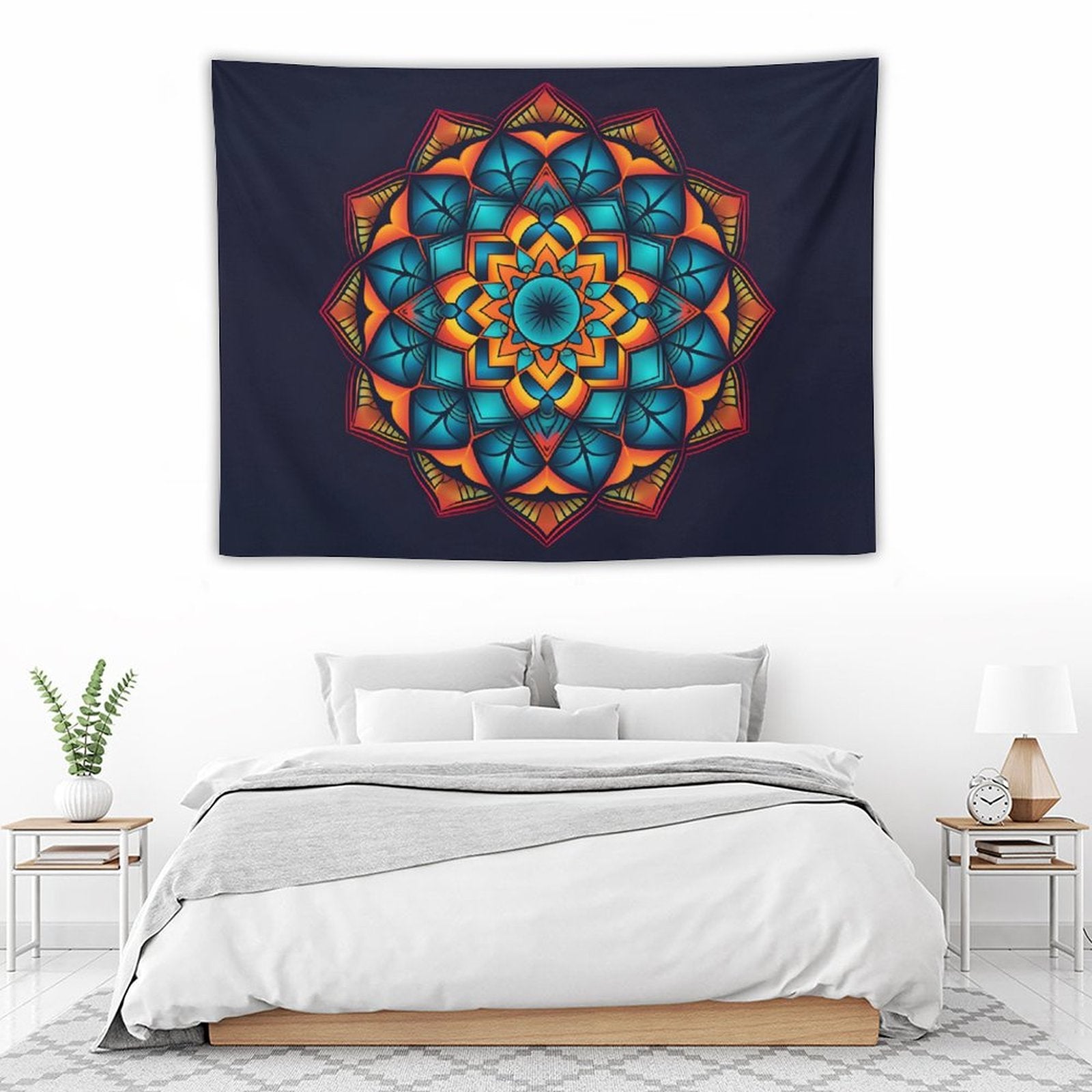 Tapiz geométrico de pared