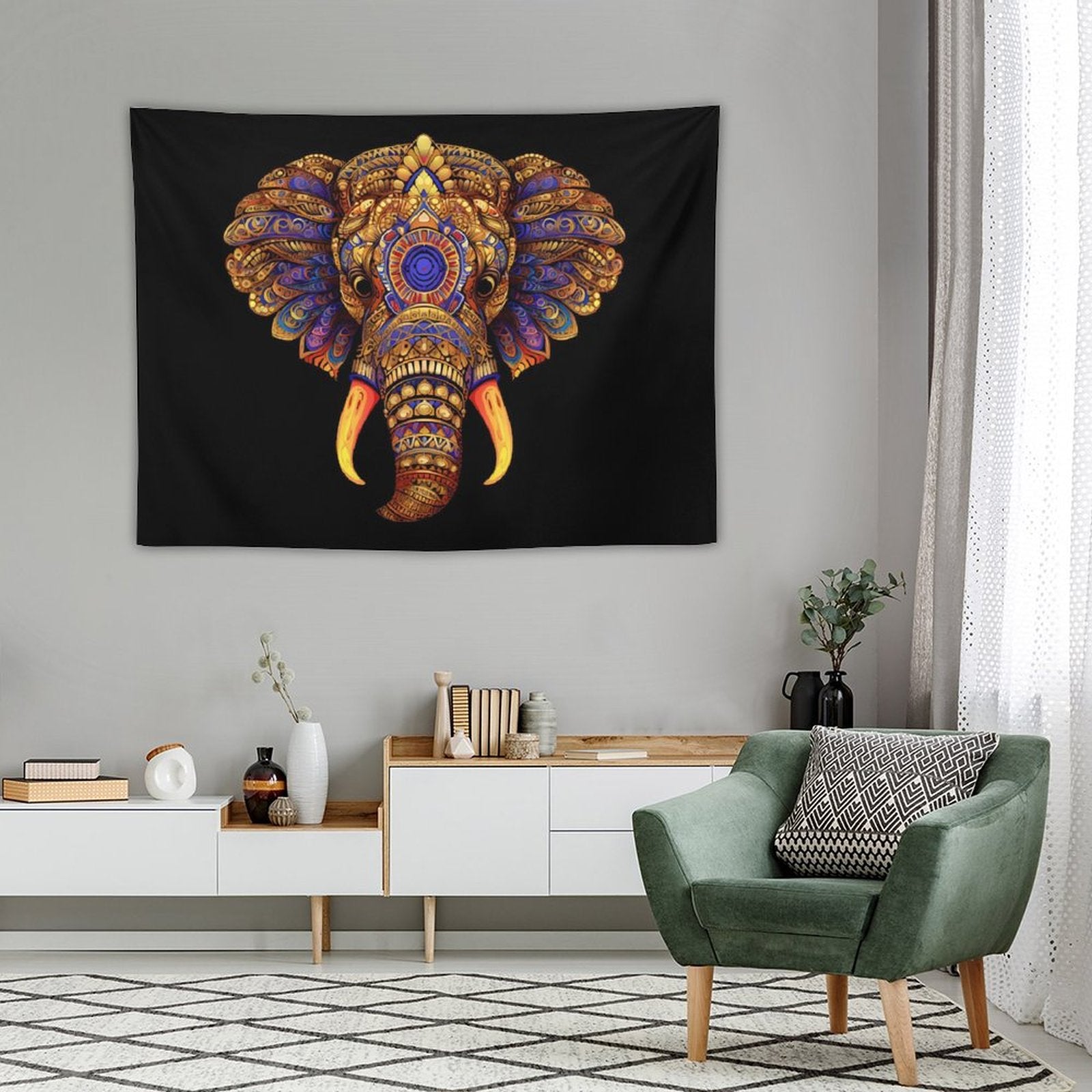 Elephant Wall Tapestry