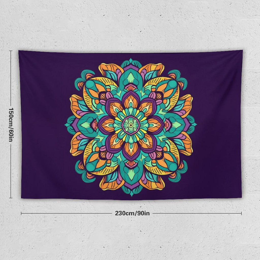 Tapiz de pared de flores