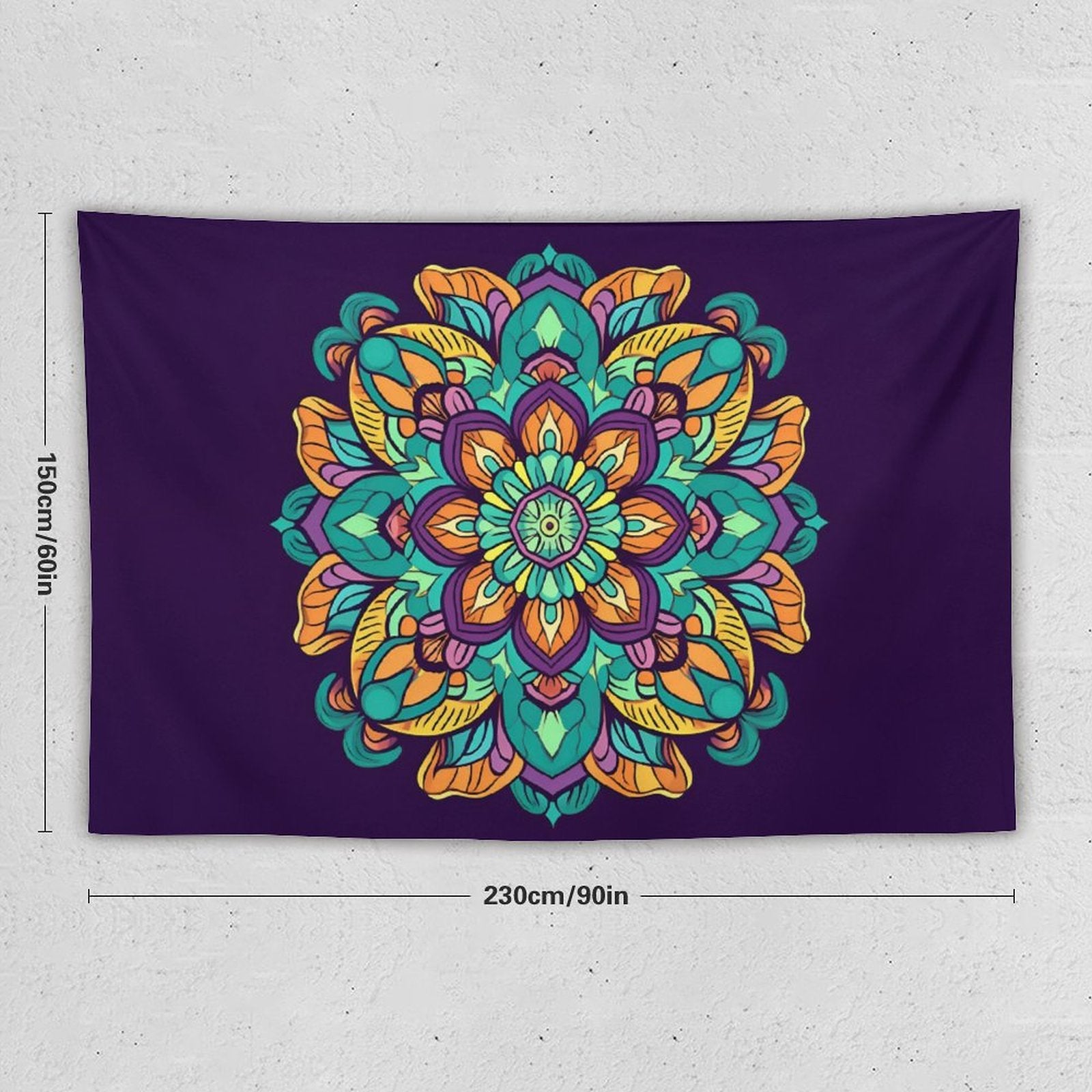 Tapiz de pared de flores