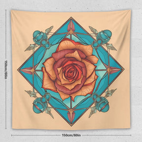 Rose Wall Tapestry