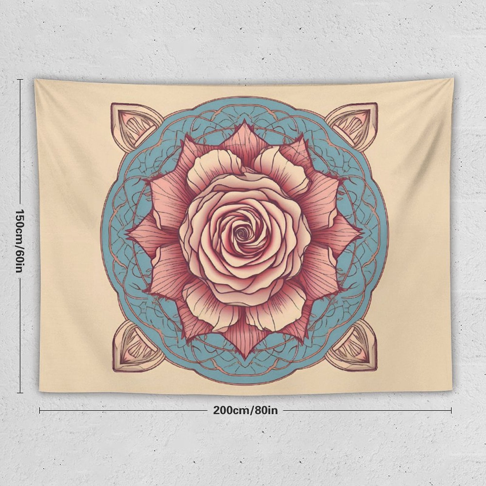 Rose Wall Tapestry