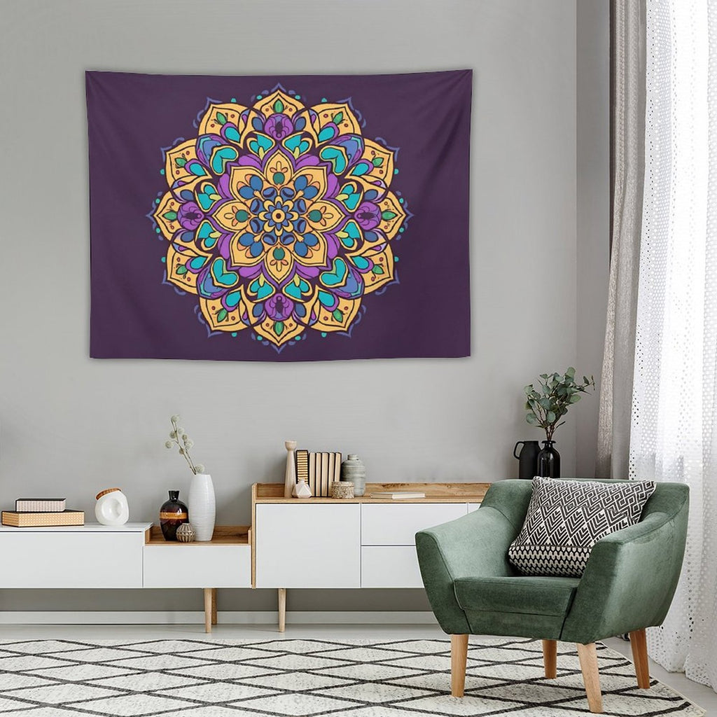 Tapiz de pared de flores