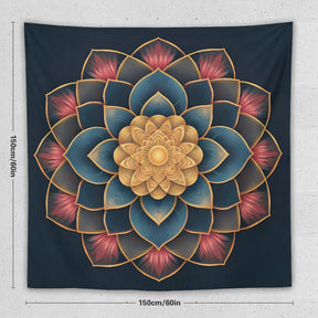 Lotus Wall Tapestry