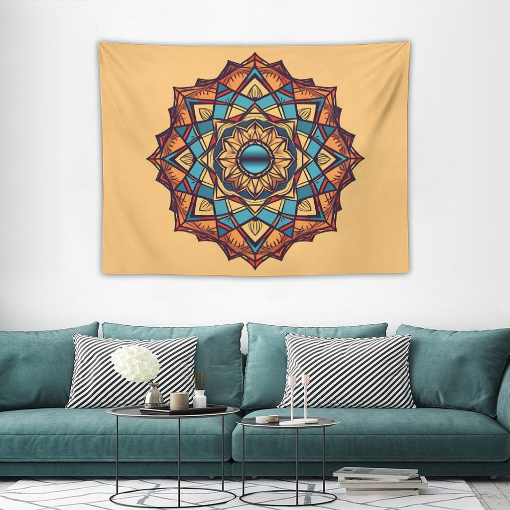 Tapiz geométrico de pared