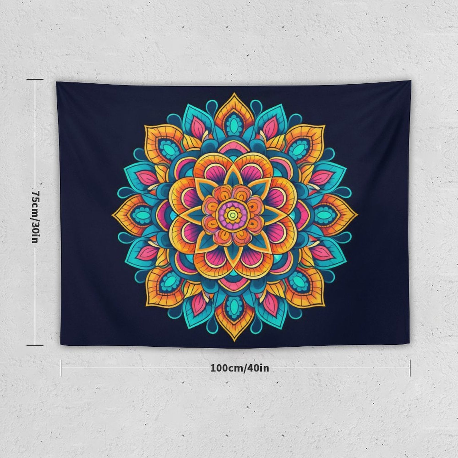 Tapiz de pared de flores