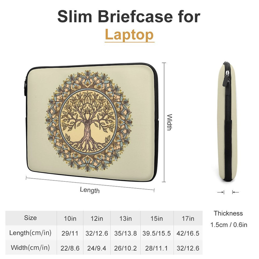 Funda para portátil con diseño de árbol