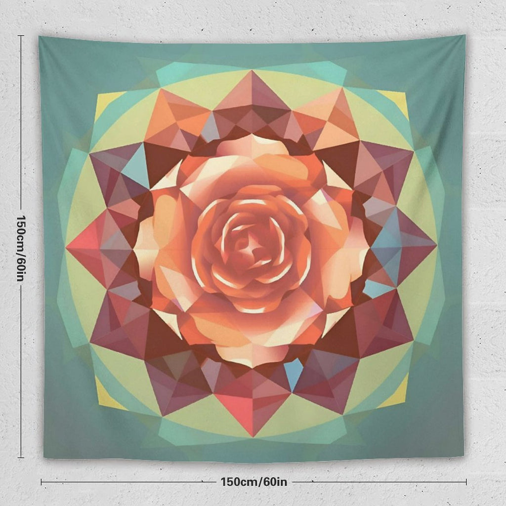 Tapiz de pared de rosas