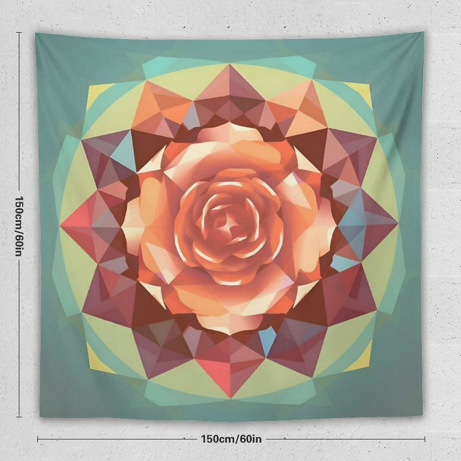 Tapiz de pared de rosas